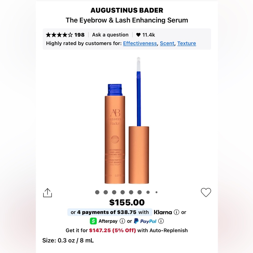 Augustinus Bader The Eyebrow and Lash Enhancing Serum